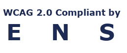 WCAG 2.0 Compliant by ENS logo